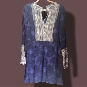 Purple “Vintage Havana” tunic top or dress, size M